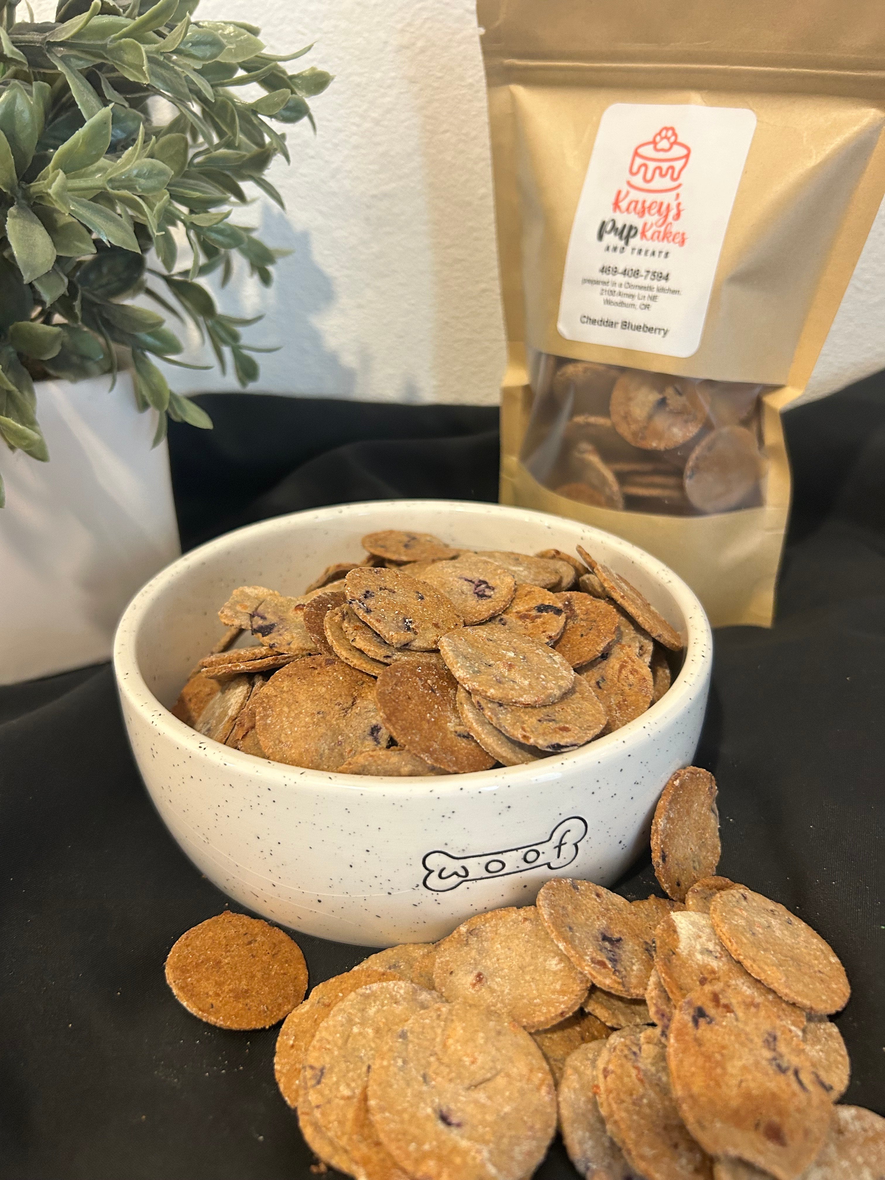 Blueberry Cheddar Dog Treats (GF)