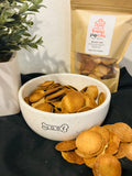Apple Peanut Butter with Beef and Rosemary Dog Treats (GF)
